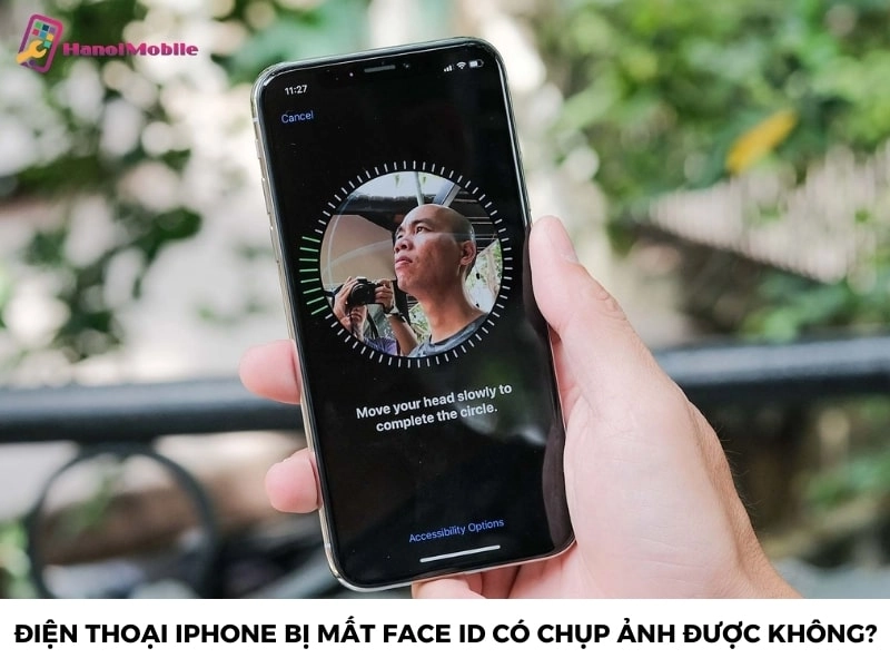 Điện thoại iPhone bị mất Face ID có chụp ảnh được không?